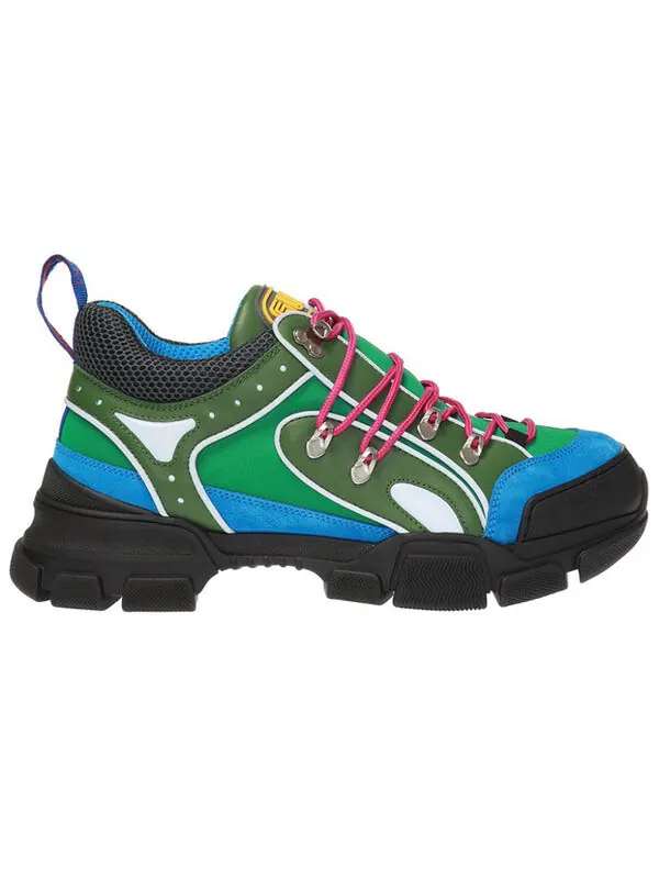 Кроссовки flashtrek 'green blue' Gucci — изображение 2 из 4, зеленый/синий