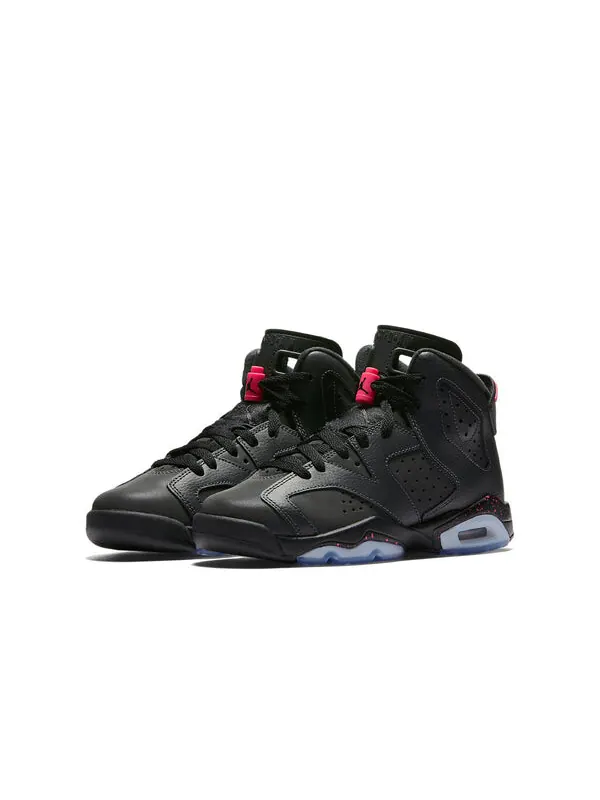 Кроссовки 6 retro 'hyper pink' Air Jordan — изображение 3 из 4, черный-черный-розовый