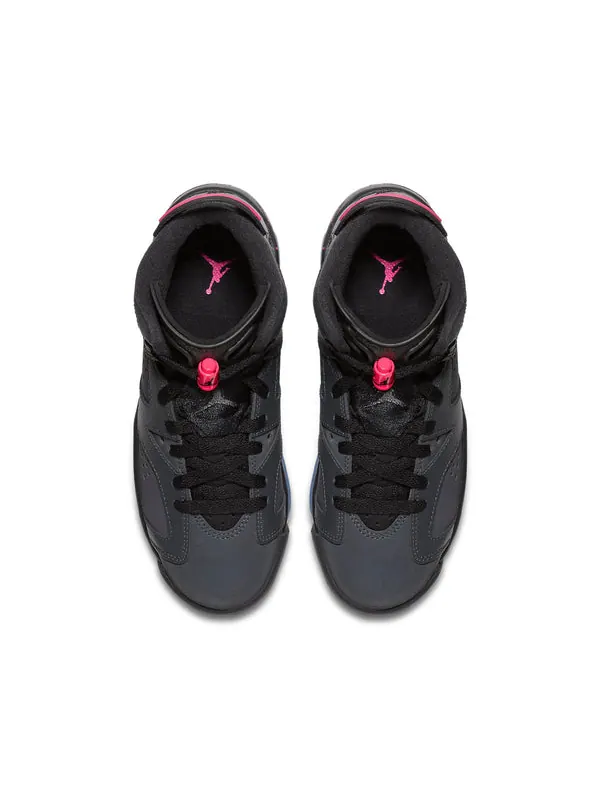 Кроссовки 6 retro 'hyper pink' Air Jordan — изображение 4 из 4, черный-черный-розовый