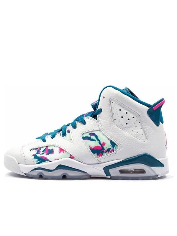 Кроссовки 6 ретро Air Jordan — изображение 1 из 4, белый/-зеленый