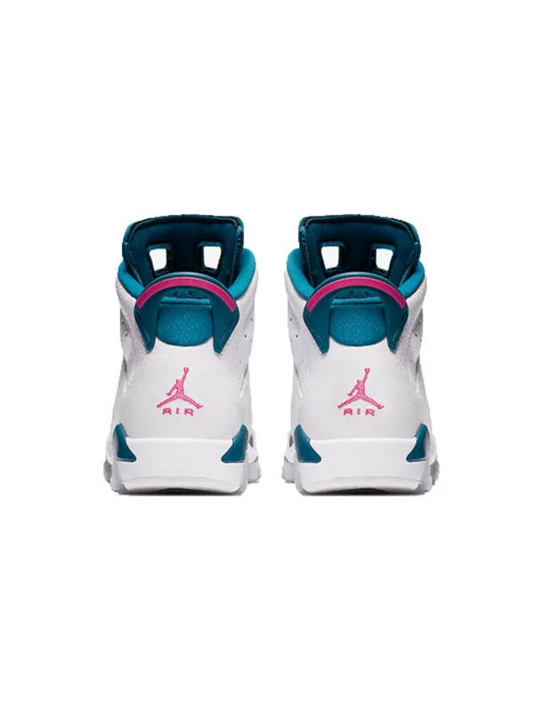 Кроссовки 6 ретро Air Jordan — изображение 4 из 4, белый/-зеленый