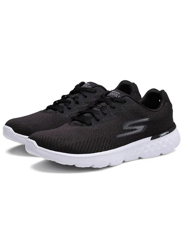 Кроссовки go run 400 generate low black/white Skechers — изображение 4 из 4, черный/белый