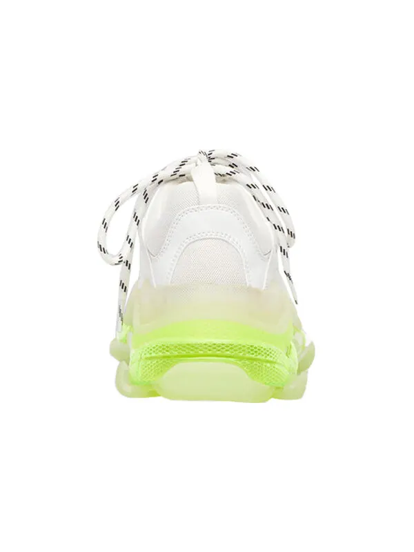 Кроссовки triple s sneaker 'clear sole - white fluo yellow' Balenciaga — изображение 3 из 4, белый/желтый