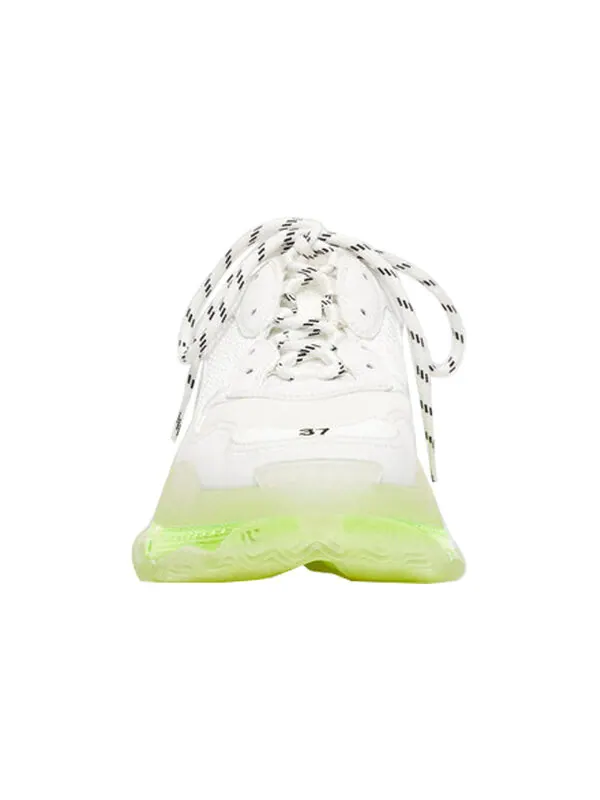 Кроссовки triple s sneaker 'clear sole - white fluo yellow' Balenciaga — изображение 4 из 4, белый/желтый