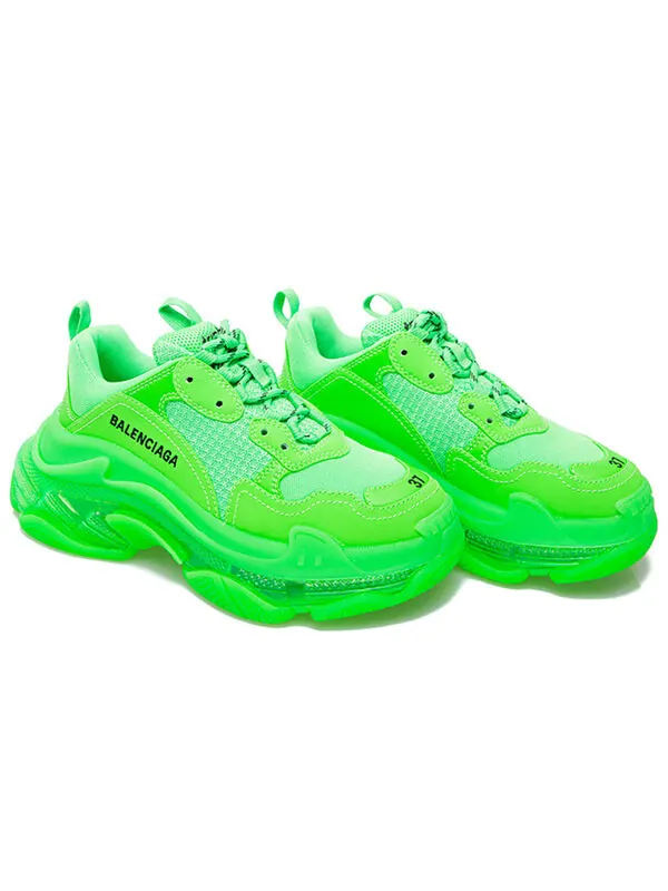 Кроссовки triple s sneaker 'green' Balenciaga — изображение 2 из 4, зеленый