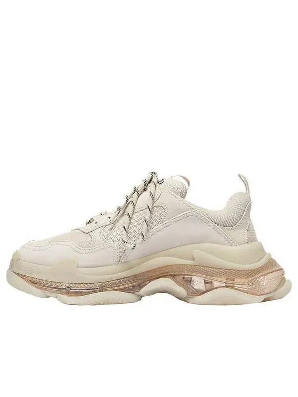 Кроссовки triple s sneaker 'clear sole - nude' Balenciaga — изображение 1 из 4, белый