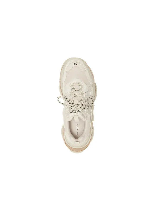 Кроссовки triple s sneaker 'clear sole - nude' Balenciaga — изображение 4 из 4, белый