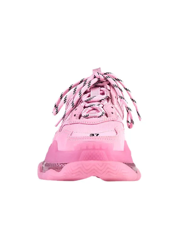 Кроссовки triple s 'clear sole - pink' Balenciaga — изображение 4 из 4, розовый