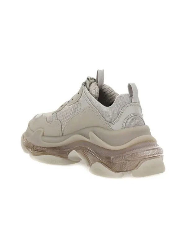 Кроссовки triple s sneaker 'clear sole - beige' Balenciaga — изображение 3 из 4, белый