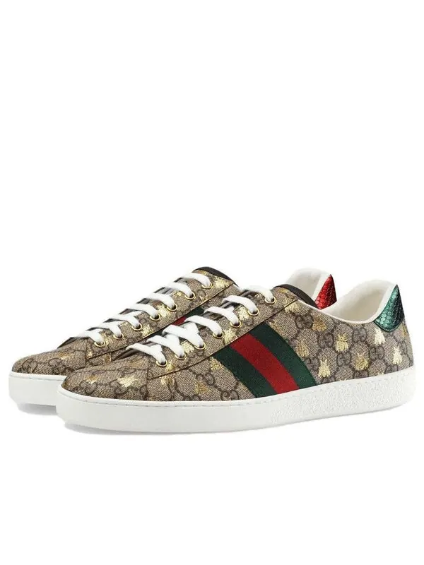 Кроссовки ace gg supreme 'bees' Gucci — изображение 1 из 4, бежевый