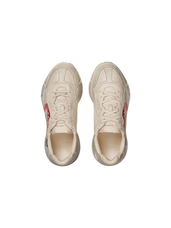 Кроссовки rhyton 'mouth' Gucci — изображение 4 из 4, белый
