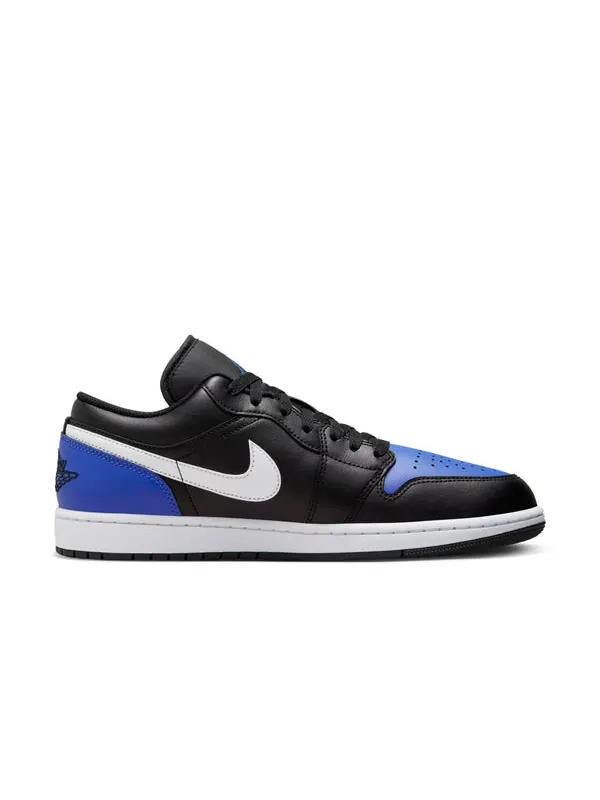 Кроссовки 1 low 'black royal toe' Air Jordan — изображение 2 из 4, черный/белый