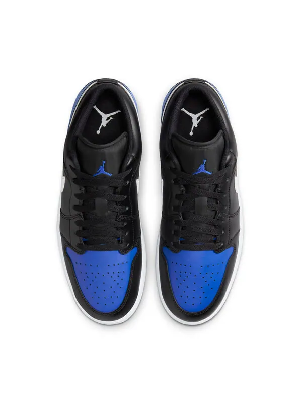 Кроссовки 1 low 'black royal toe' Air Jordan — изображение 4 из 4, черный/белый