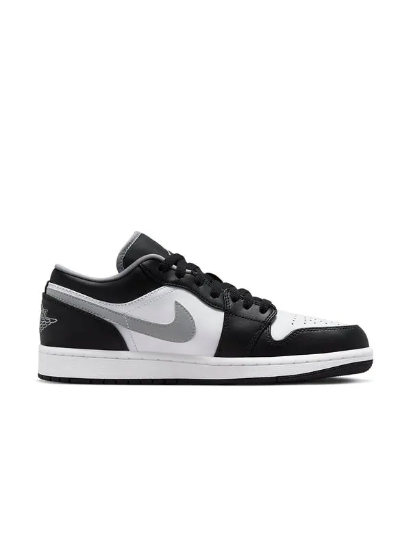 Кроссовки Air Jordan 1 Low 'Black White Grey' — изображение 2 из 4, черный/серый-белый