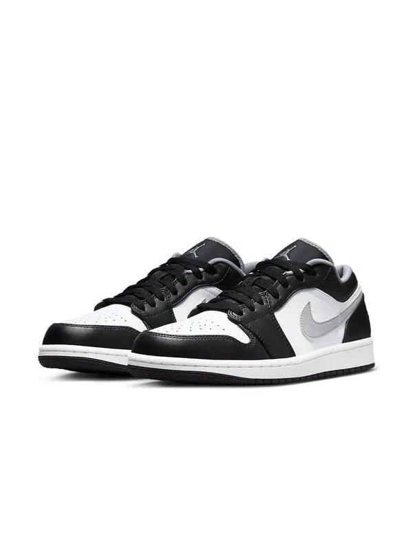 Кроссовки Air Jordan 1 Low 'Black White Grey' — изображение 3 из 4, черный/серый-белый