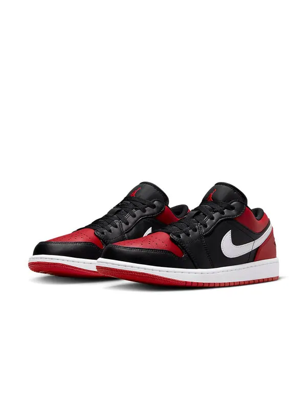 Кроссовки 1 низкие Air Jordan — изображение 2 из 4, черный/красный-белый