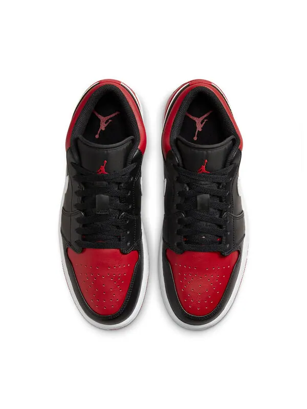 Кроссовки 1 низкие Air Jordan — изображение 3 из 4, черный/красный-белый