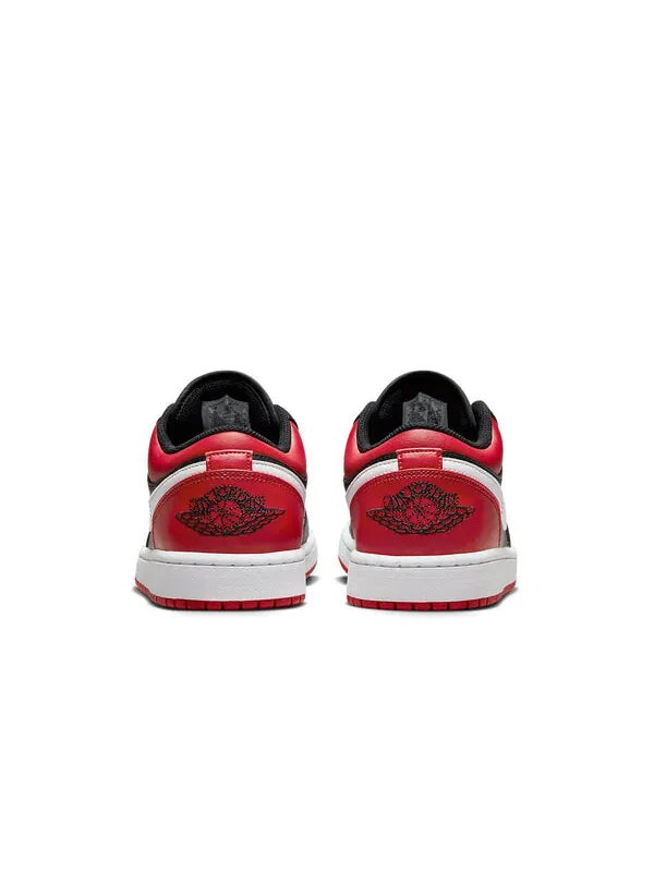 Кроссовки 1 низкие Air Jordan — изображение 4 из 4, черный/красный-белый