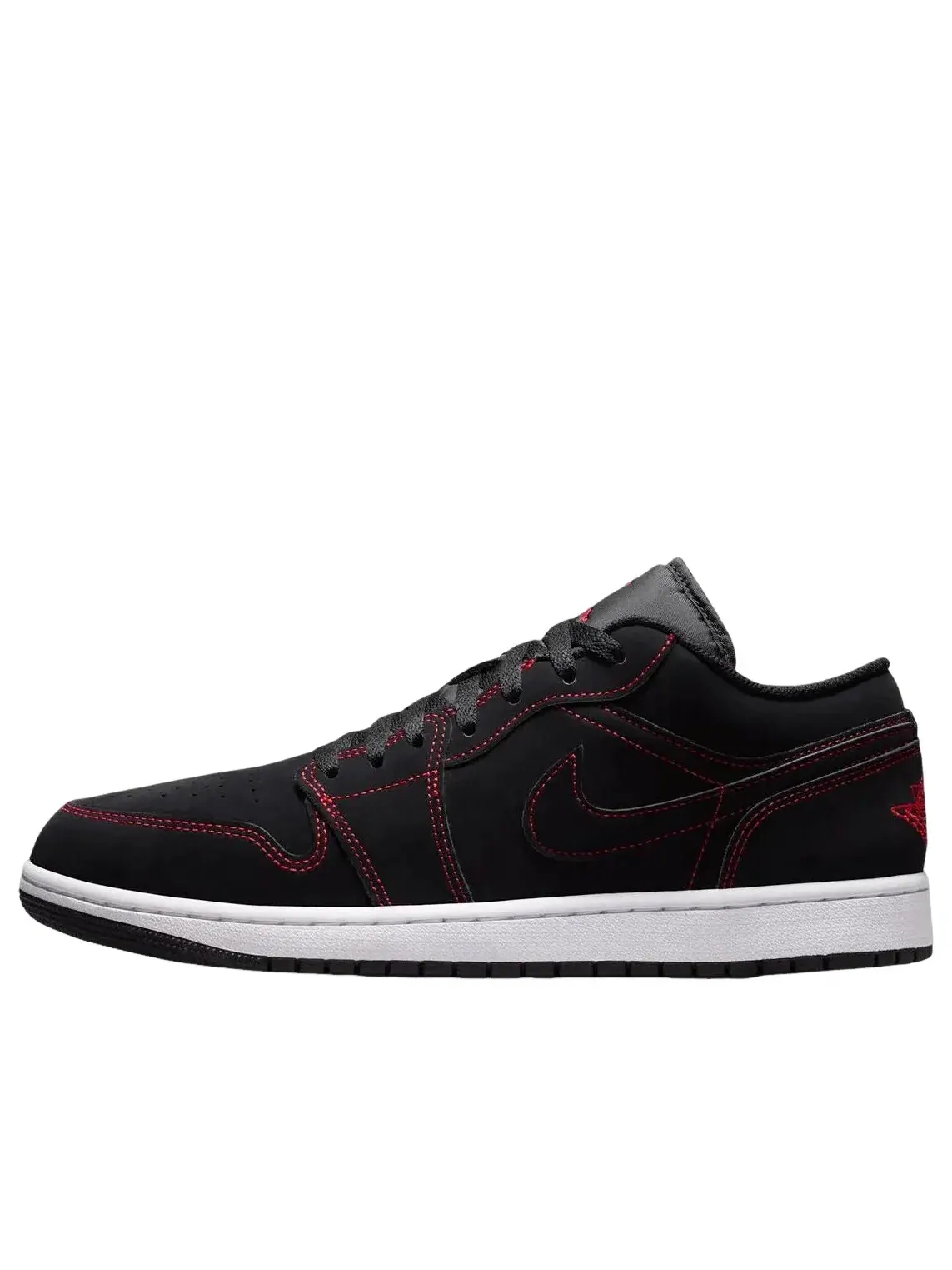 Мужские кроссовки с кожаным верхом Air Jordan 1 Low Bloodline — изображение 1 из 6, черный