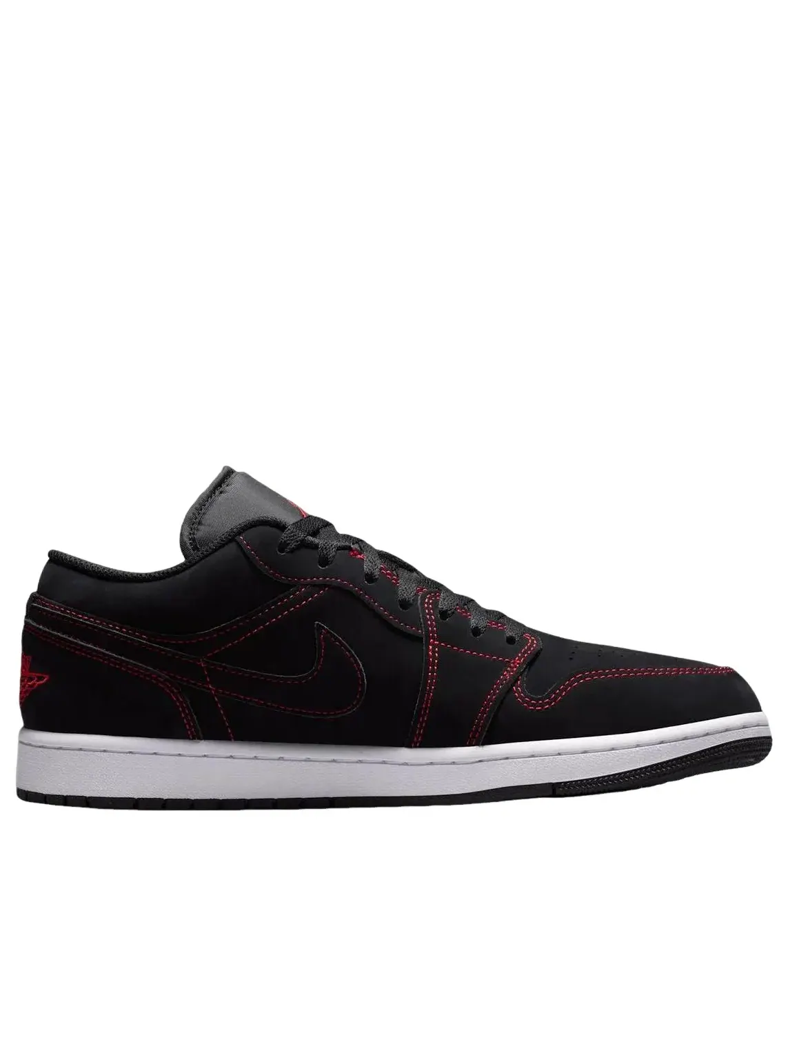 Мужские кроссовки с кожаным верхом Air Jordan 1 Low Bloodline — изображение 2 из 6, черный