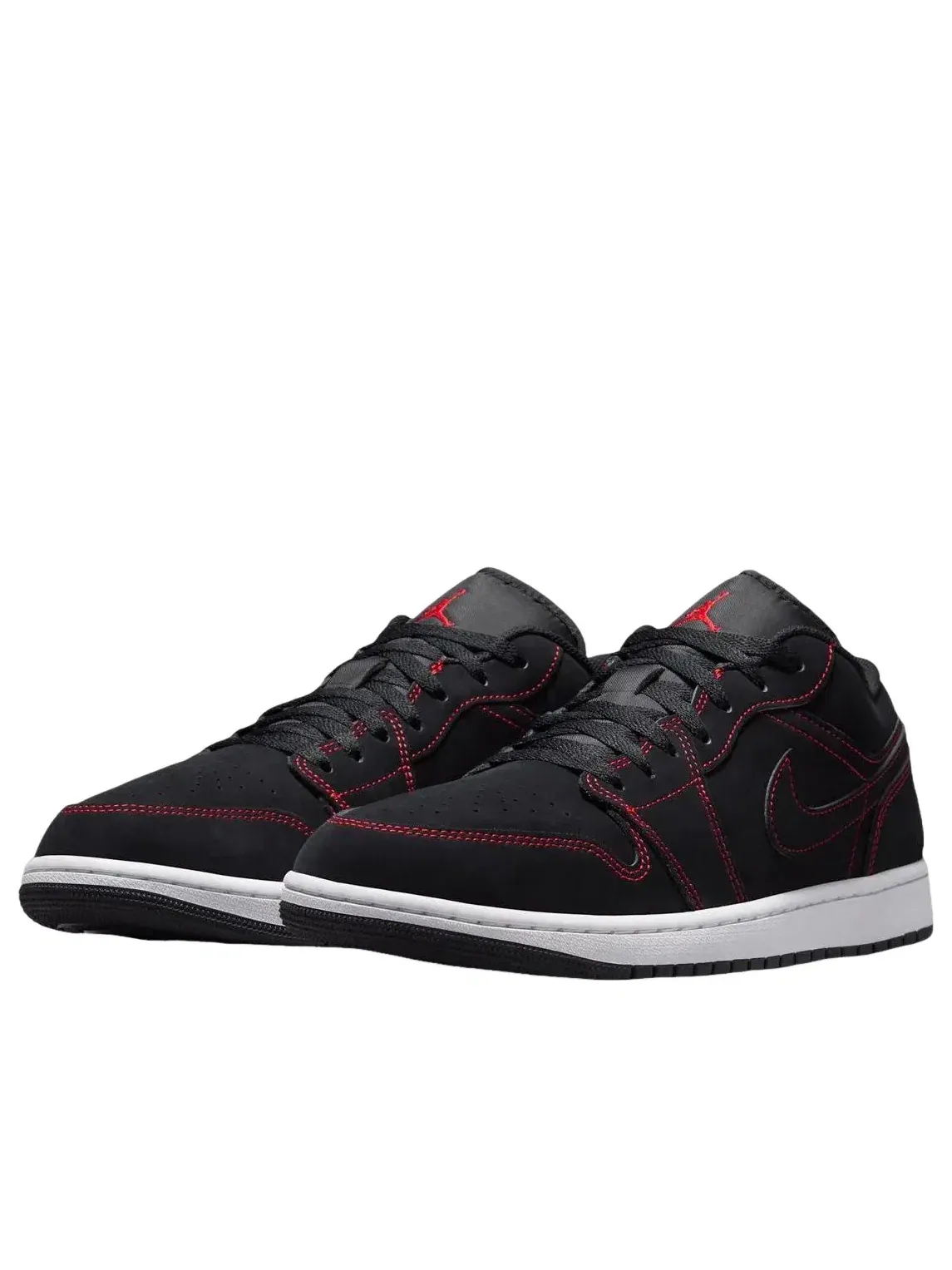 Мужские кроссовки с кожаным верхом Air Jordan 1 Low Bloodline — изображение 3 из 6, черный