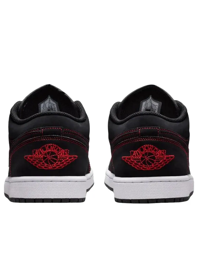 Мужские кроссовки с кожаным верхом Air Jordan 1 Low Bloodline — изображение 5 из 6, черный