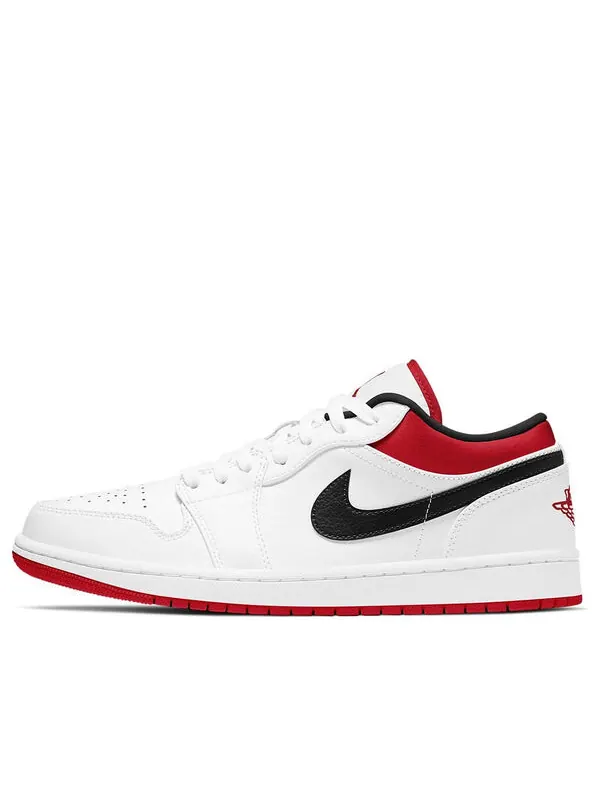 Кроссовки 1 низкие Air Jordan — изображение 1 из 3, белый/красный/черный