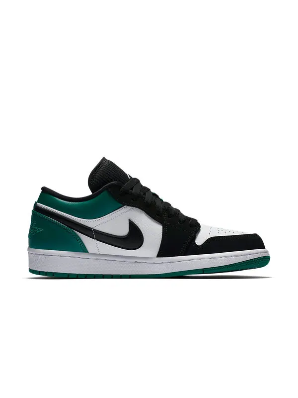 Кроссовки 1 низкие Air Jordan — изображение 2 из 4, белый/черный-зеленый