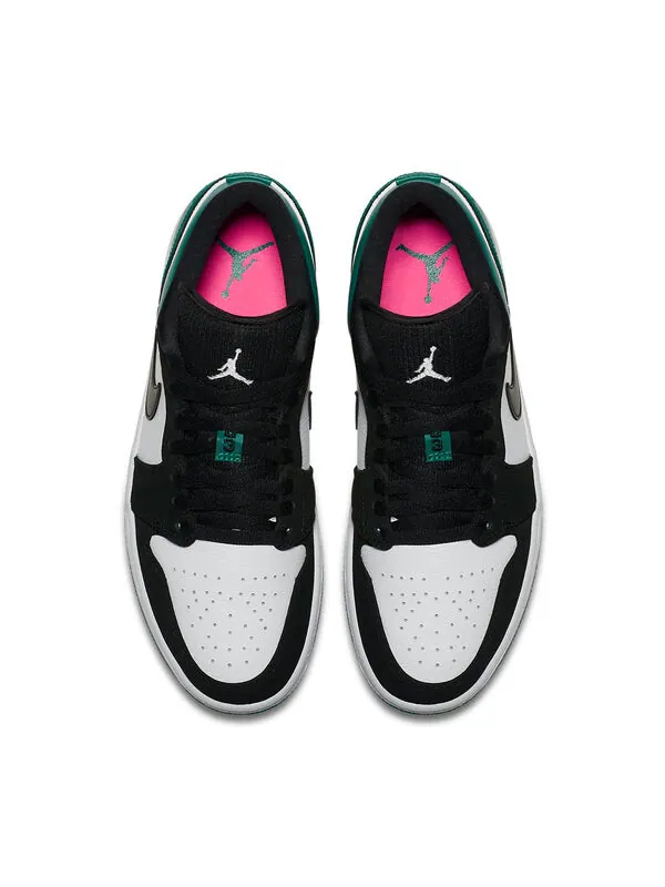 Кроссовки 1 низкие Air Jordan — изображение 4 из 4, белый/черный-зеленый