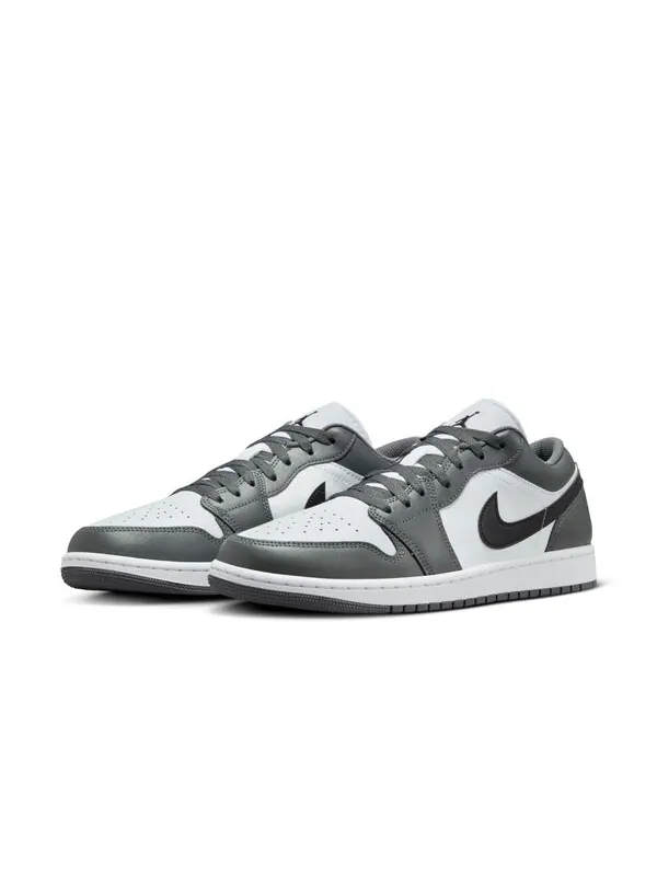 Кроссовки 1 низкие Air Jordan — изображение 3 из 4, серый/белый/черный