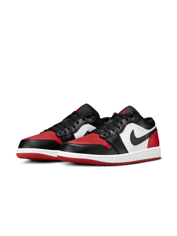 Кроссовки 1 низкие Air Jordan — изображение 3 из 4, белый/черный-красный
