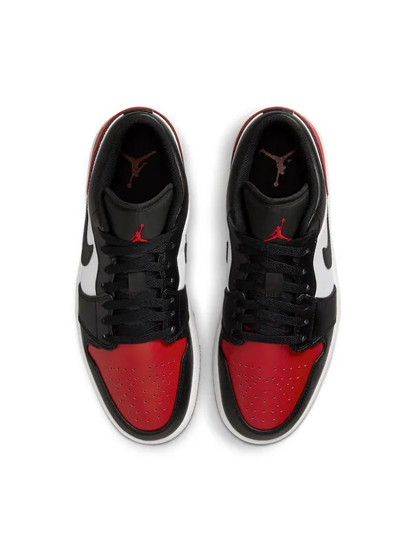Кроссовки 1 низкие Air Jordan — изображение 4 из 4, белый/черный-красный