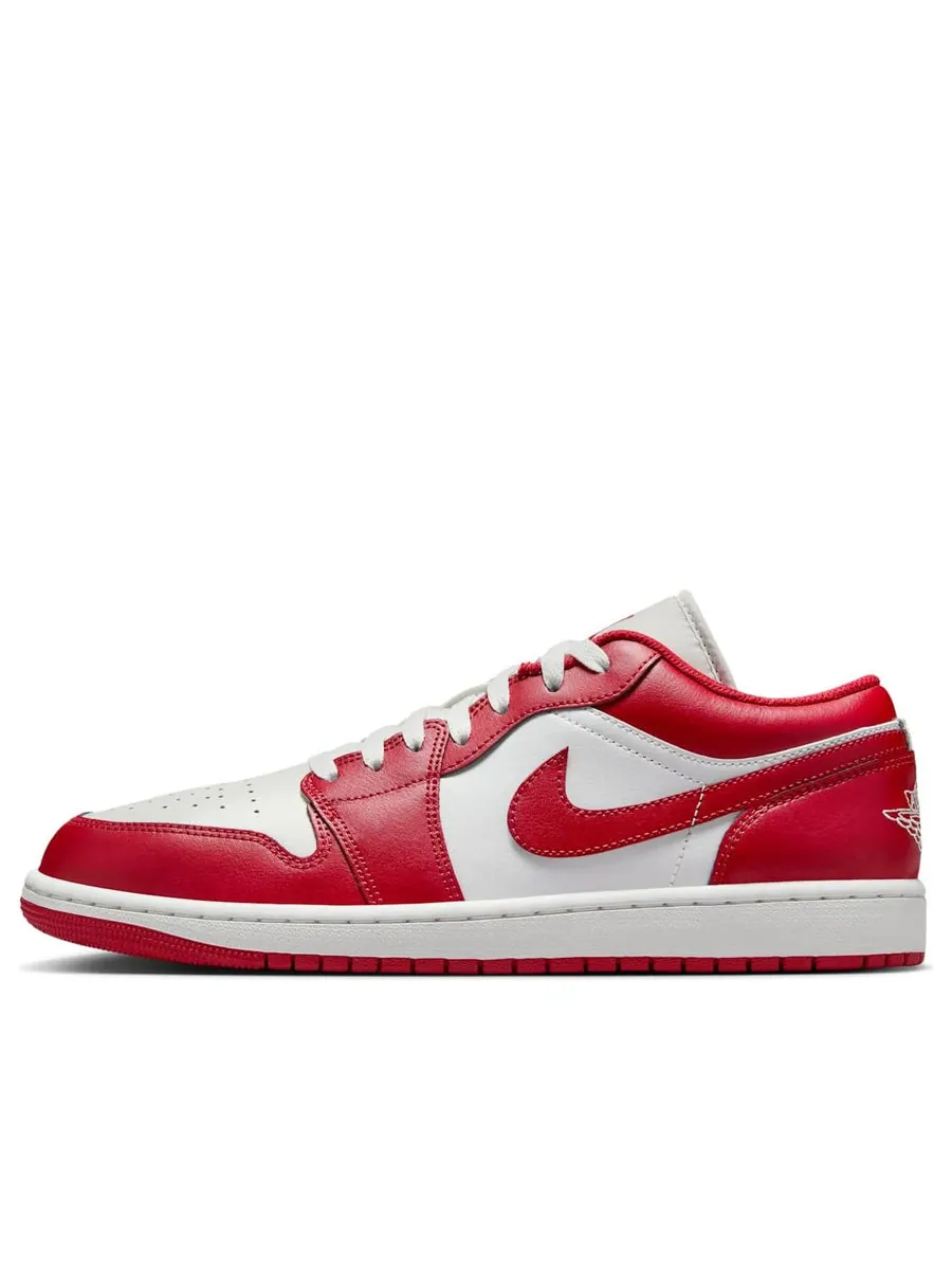 Кроссовки Air Jordan 1 Low 'Summit White Varsity Red' — изображение 1 из 6, бежевый