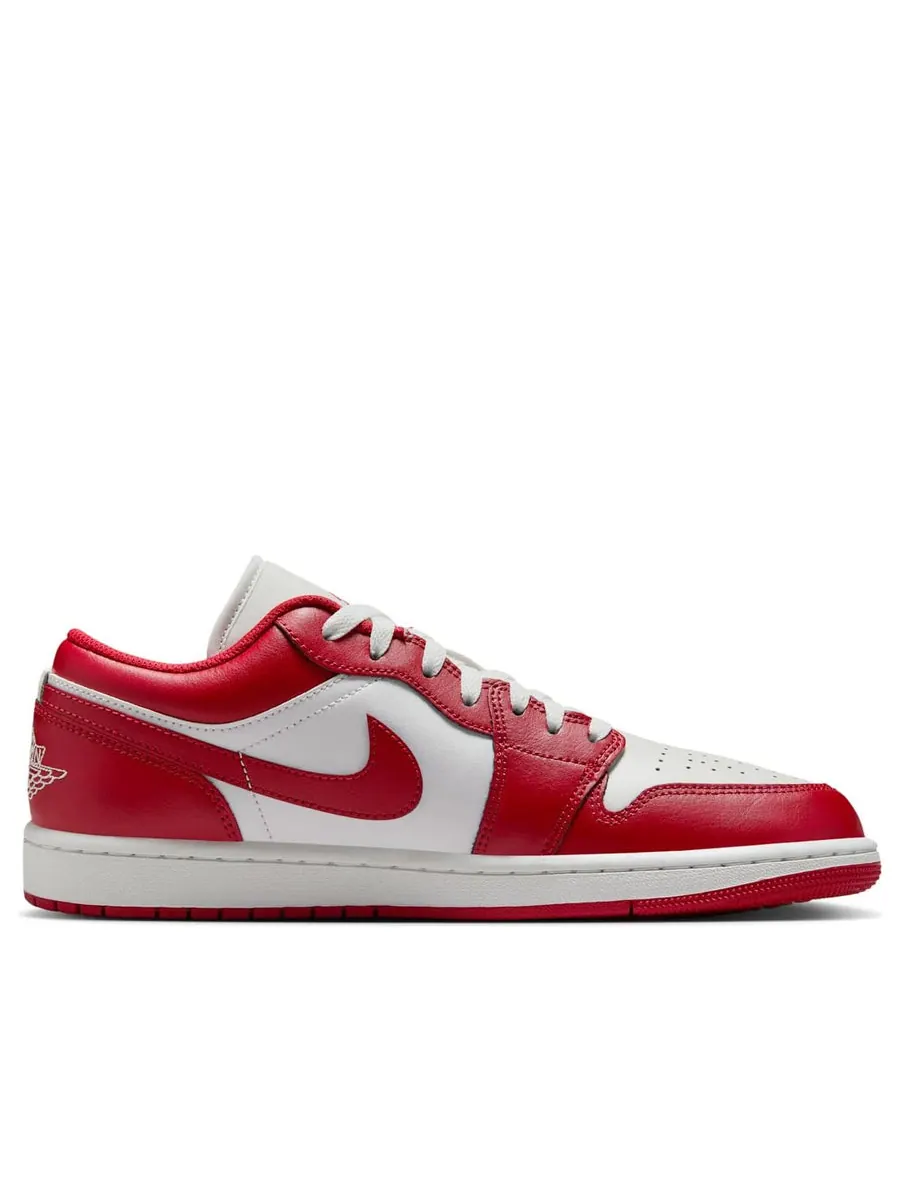 Кроссовки Air Jordan 1 Low 'Summit White Varsity Red' — изображение 2 из 6, бежевый