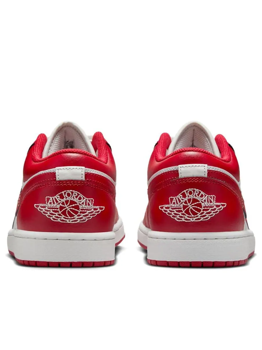 Кроссовки Air Jordan 1 Low 'Summit White Varsity Red' — изображение 5 из 6, бежевый