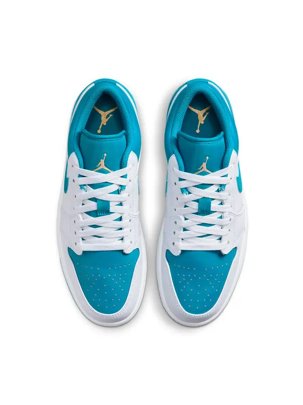 Кроссовки 1 низкие Air Jordan — изображение 4 из 4, золотистый/белый