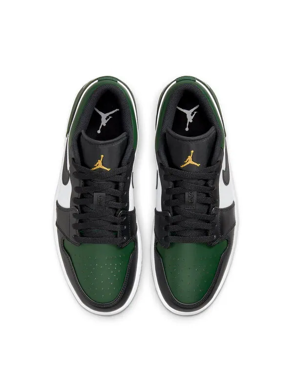 Кроссовки 1 низкие Air Jordan — изображение 4 из 4, зеленый//белый/черный