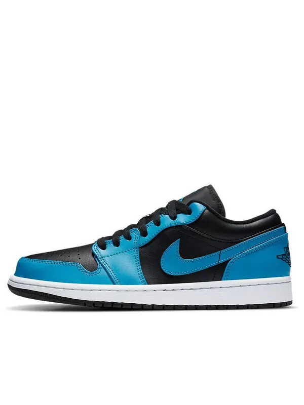 Кроссовки 1 низкие Air Jordan — изображение 1 из 4, синий/черный/белый
