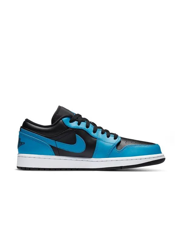 Кроссовки 1 низкие Air Jordan — изображение 2 из 4, синий/черный/белый
