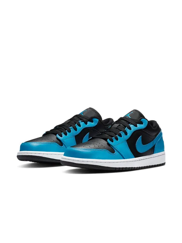 Кроссовки 1 низкие Air Jordan — изображение 3 из 4, синий/черный/белый