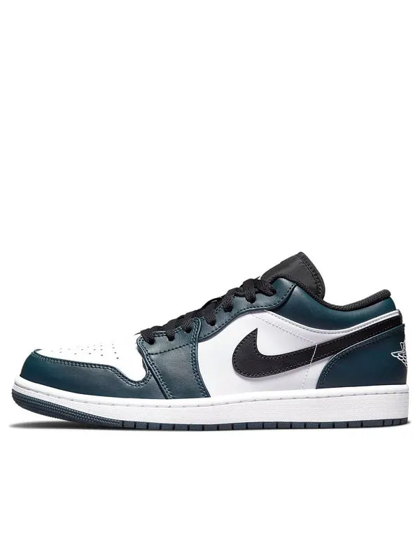 Кроссовки 1 low 'dark teal' Air Jordan — изображение 1 из 4, темный/белый/черный