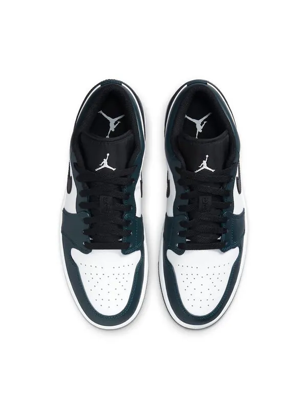 Кроссовки 1 low 'dark teal' Air Jordan — изображение 4 из 4, темный/белый/черный
