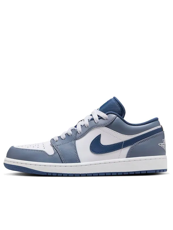 Кроссовки 1 low 'ashen slate' Air Jordan — изображение 1 из 4, темно-синий/белый
