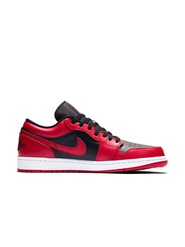 Кроссовки 1 низкие Air Jordan — изображение 2 из 4, черный/красный