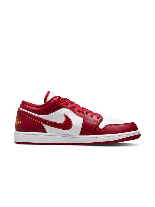 Кроссовки 1 низкие Air Jordan — изображение 2 из 4, белый/красный