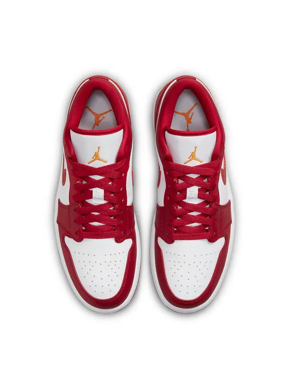 Кроссовки 1 низкие Air Jordan — изображение 4 из 4, белый/красный