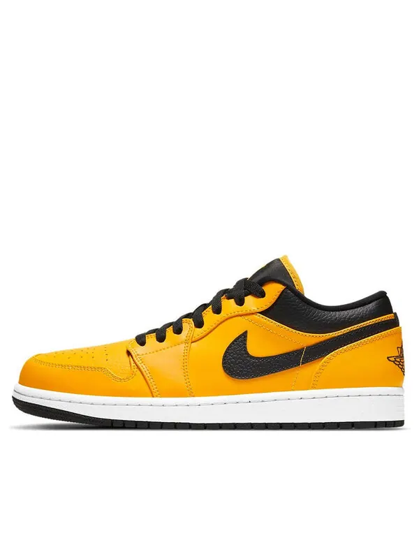 Кроссовки 1 низкие Air Jordan — изображение 1 из 4, золотистый/черный/белый