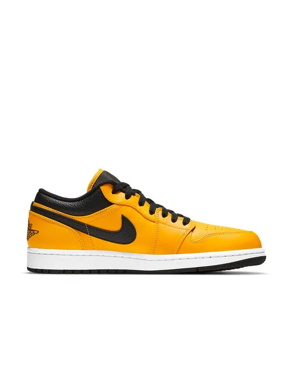 Кроссовки 1 низкие Air Jordan — изображение 2 из 4, золотистый/черный/белый
