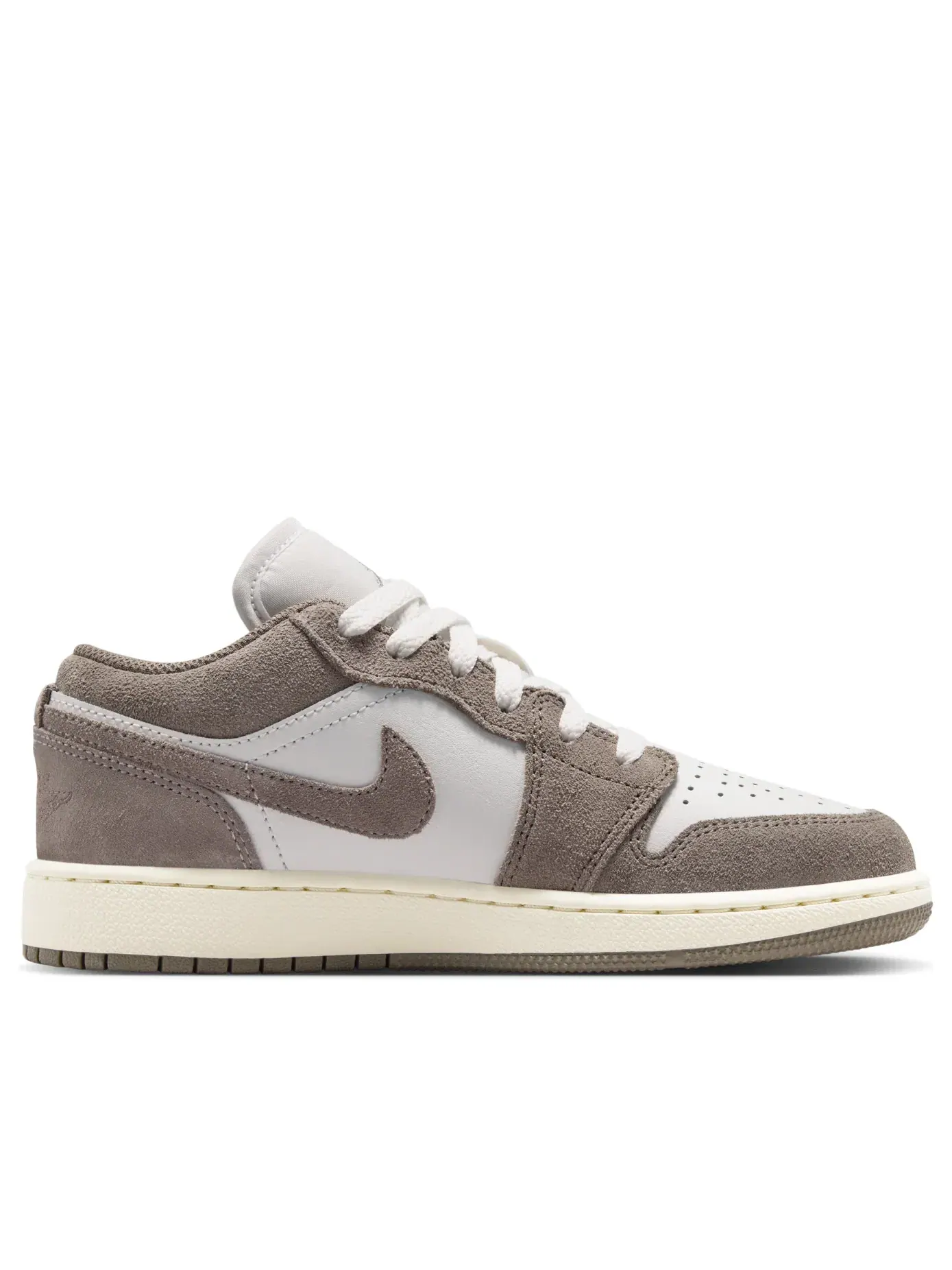 Кроссовки Air Jordan 1 Low 'Olive Grey Enigma Stone' 553560-026 — изображение 2 из 7, серый