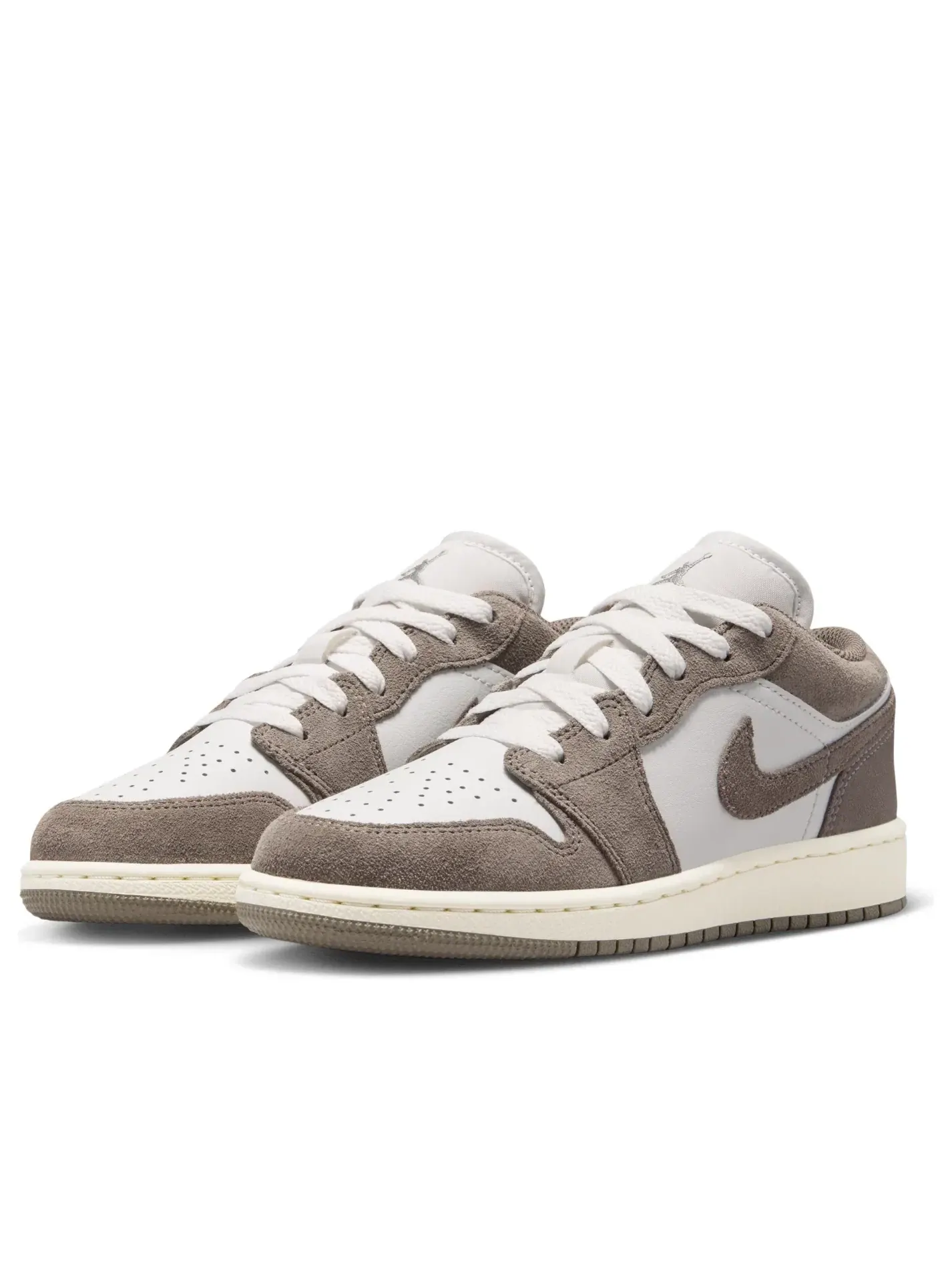 Кроссовки Air Jordan 1 Low 'Olive Grey Enigma Stone' 553560-026 — изображение 5 из 7, серый